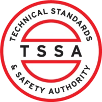 TSSA (Technical Standards and Safety Authority) Certified